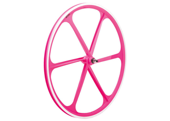 BRN Ruota 6 Razze Posteriore-fuxia fluo